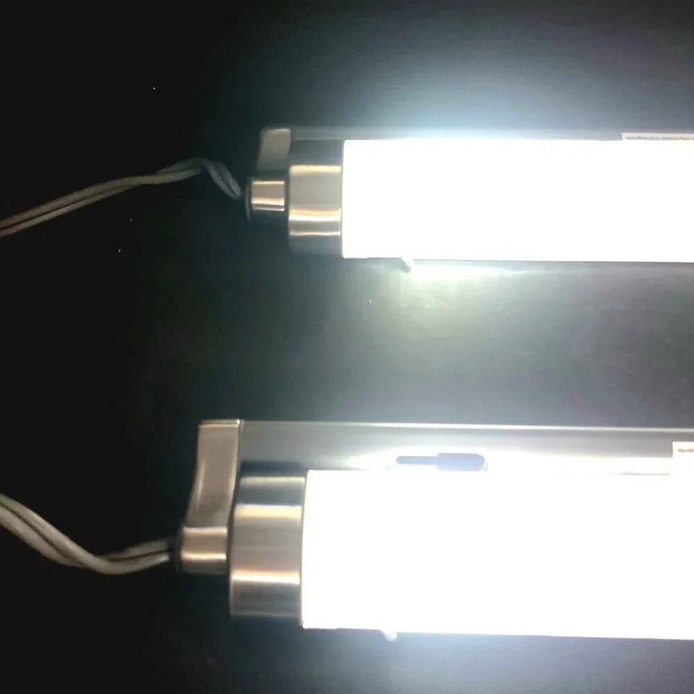 Under Counter Mount LED Lights With Touch On and Off Capability. 120VAC 60Hz.